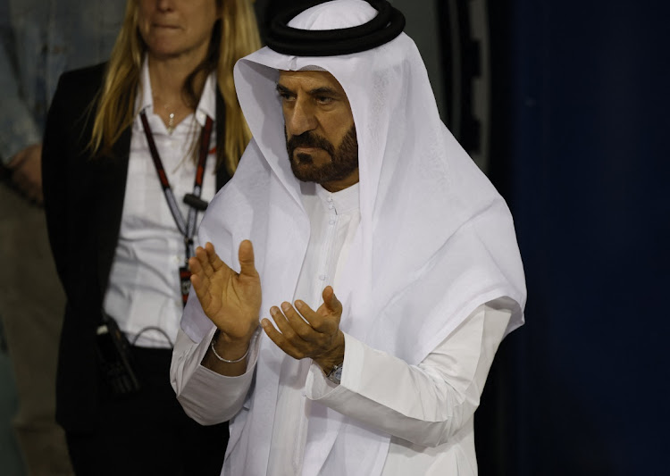 FIA president Mohammed Ben Sulayem during the Bahrain Grand Prix in Sakhir on March 2, 2024