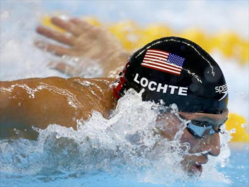 2016 rio olympics - swimming- semi final- men's 200 individual medley semifinal- Olympic Aquatic Stadium - Rio De Janeiro, Brazil - 10/08/2016/. Ryan Lochte (U.S.A) of U.S.A competes./Reuters