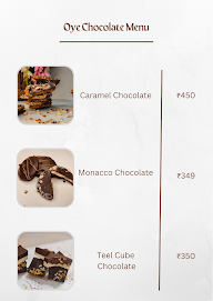 Oye Chocolate menu 4