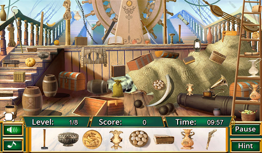 Hidden Object Pirates and Gold