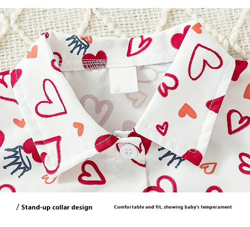 Title 4, Kerstshirt voor kinderen tweedelig set korte mo...