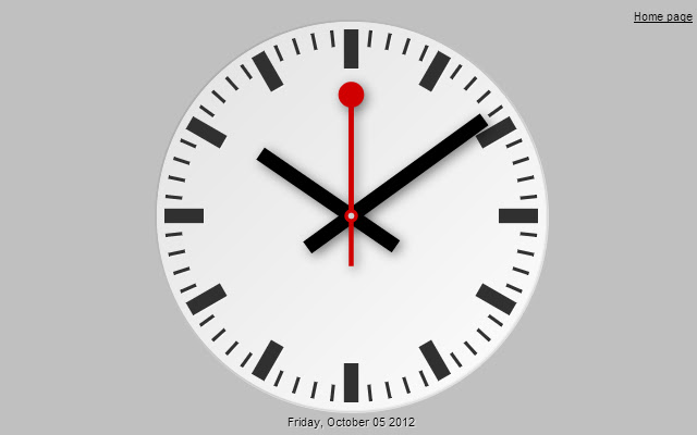 Swiss Clock CE-7 chrome extension