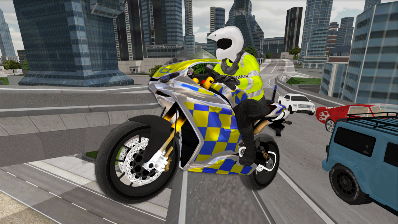   Police Motorbike Simulator 3D- 스크린샷 