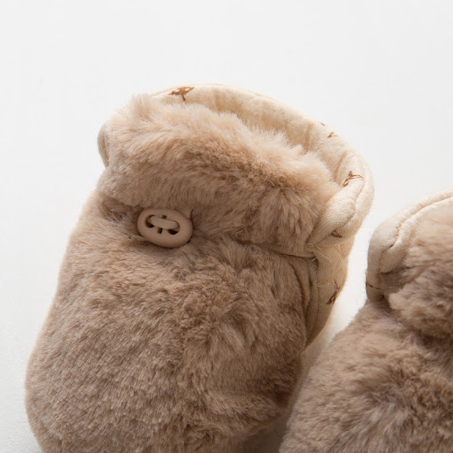 Title 5, Thick Warm Newborn Soft Sole Shoes set, designe...