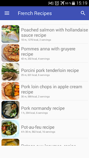 French recipes with photo offline