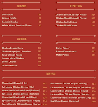 Mujahid Chicken Biriyani menu 1