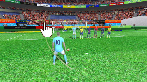 Screenshot Soccer football game goal 2023