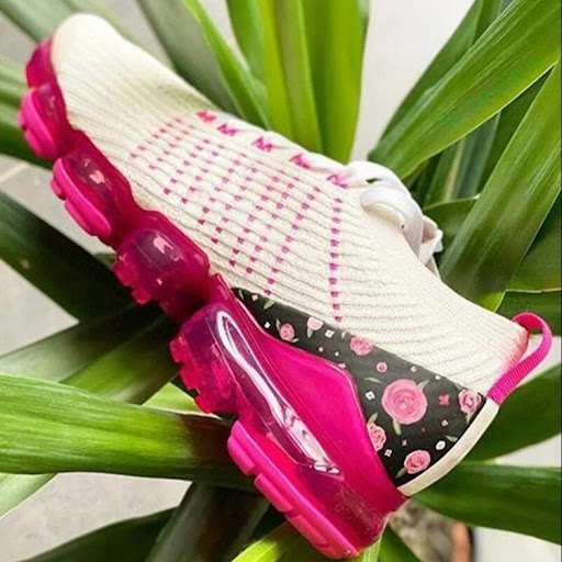 Title 3, Increased Single Shoes Flying Woven Lace-up Sne...