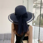 Basin cap mesh navy blue