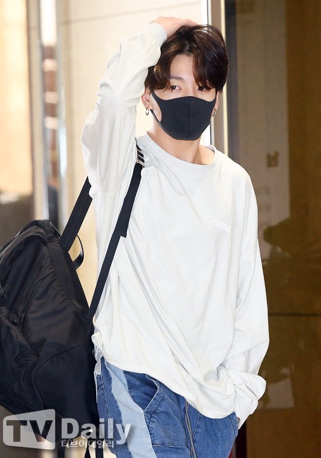 BTS Jungkook's airport looks are to die for. Have a look at the