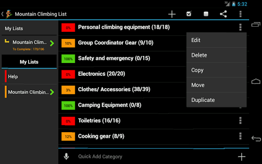 Mountain Climbing Planner