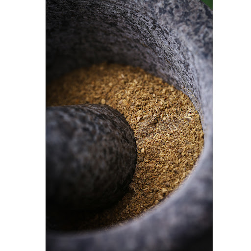 Title 7, Natural Stone Garlic Masher Kitchen Mortar Manu...