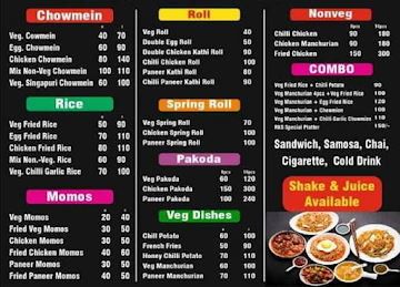 Food  Corner menu 