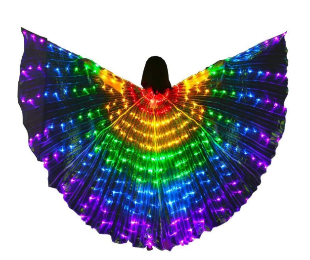 LED Krila leptira za Noć veštica Props za scenu Žene Rekvizit za ples DJ LED Krila za ples Kostim za krila