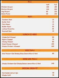 Khan's Bawarchi Khana menu 2