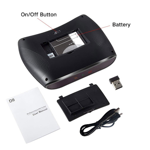 Title 2, D8 Bluetooth Wireless Mini Keyboard Dual Mode S...