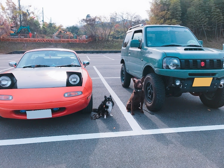 ジムニーのワンコとドライブ・ジムニーJB23・ユーノスロードスターに関するカスタム事例の投稿画像2枚目