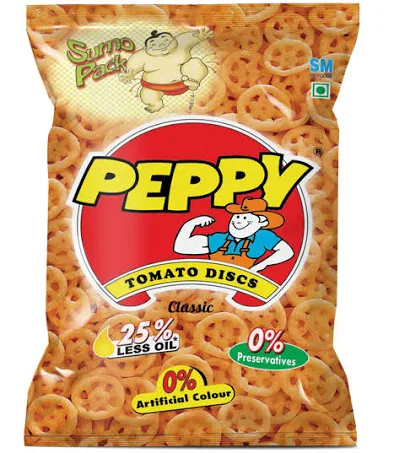 Peppy Tomato Discs - 75 gm