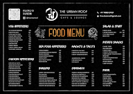 The Urban Roof menu 1