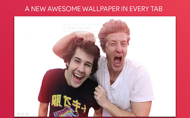 David Dobrik Wallpaper HD Custom New Tab