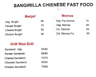 Sangrila Chinese  And Fast Food menu 1