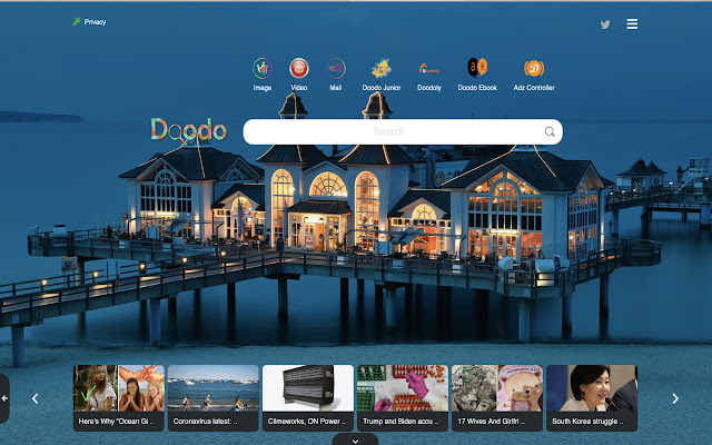 Doodo Search Start With Us chrome extension