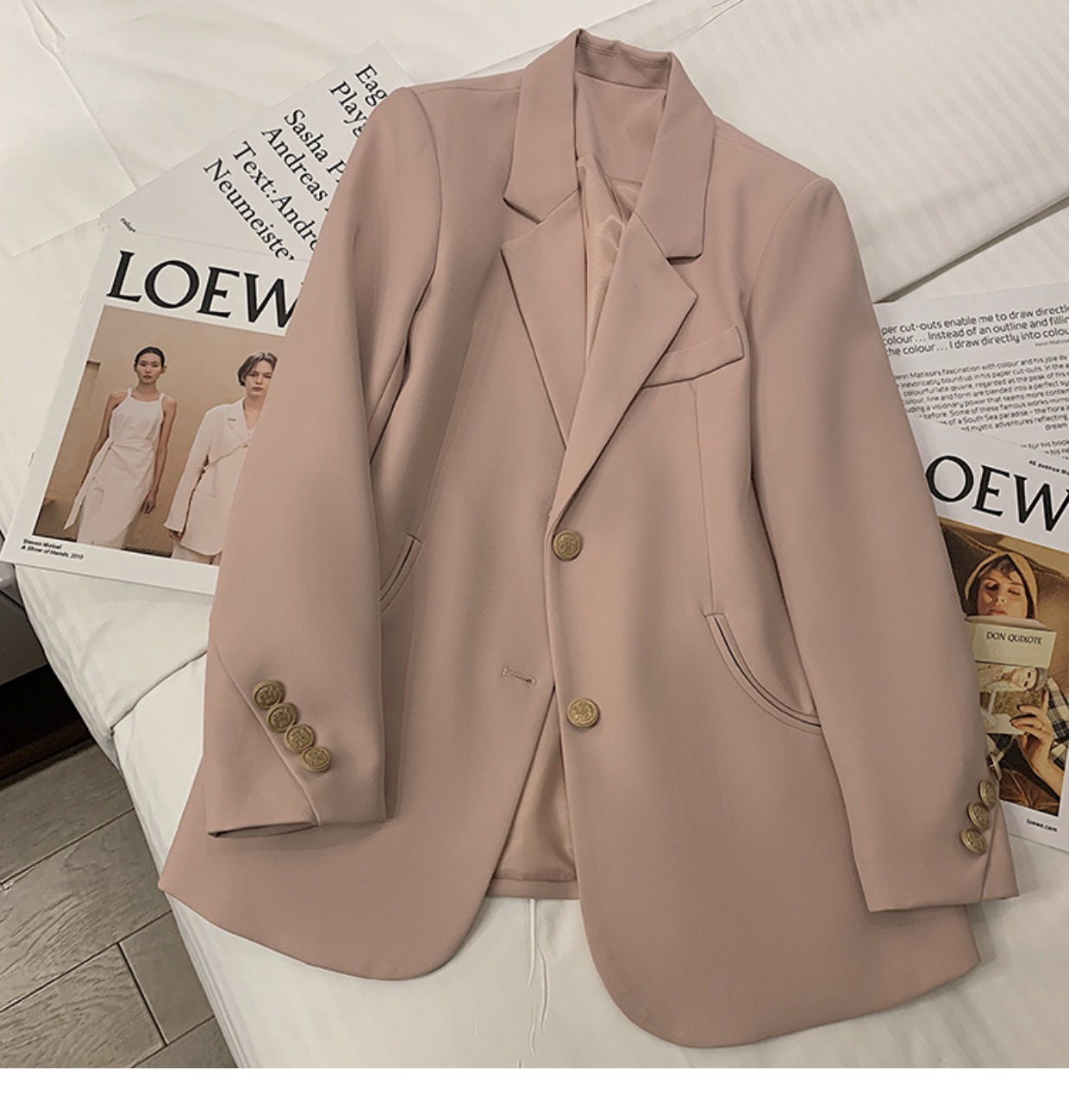 Title 11, Womens Casual Long Sleeved Suit Jacket Blazer ...