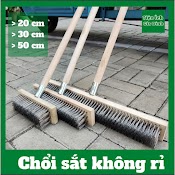 Chổi Sắt Cầm Tay Không Rỉ Chà Rửa Vệ Sinh Rong Rêu Ố Vàng Nền Sân Vườn Ngoài Trời Bể Bơi Đánh Bay Mọi Vết Bẩn