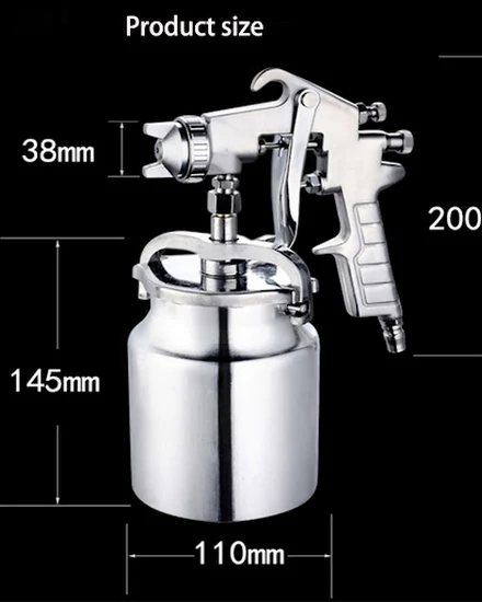 Pneumatic Sprayer Anti-Rust Paint Professional Paint Spra... - 0