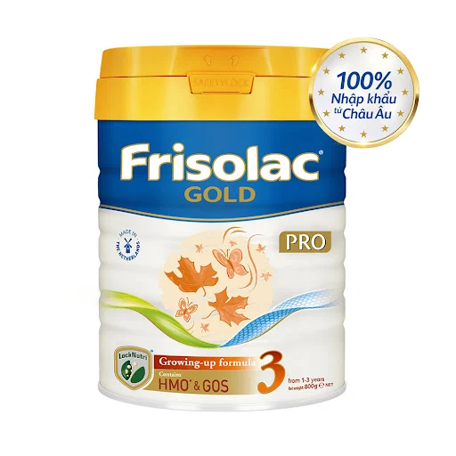 Sữa Frisolac Gold Pro 3 800g-cho trẻ 1-3 tuổi