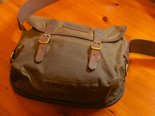 Barbour Waxed Cotton Bag