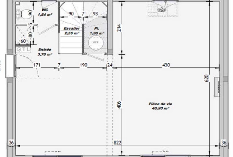  Vente Terrain + Maison - Terrain : 256m² - Maison : 93m² à Sainte-Cécile-les-Vignes (84290) 