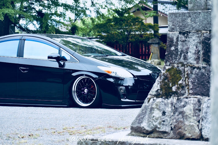 プリウスの#USDM#JDM#エアサス#stance・エムズガレージ・SSR wheels・SSRに関するカスタム事例の投稿画像1枚目