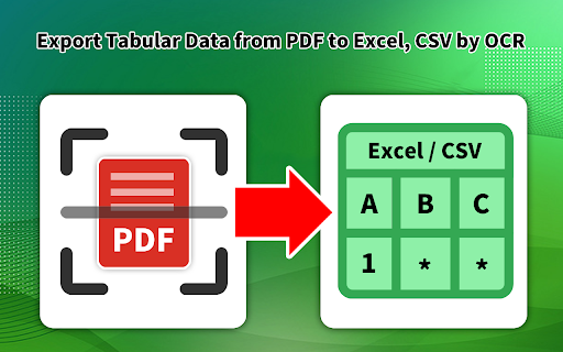 அட்டவணை OCR - PDF/படிமங்களில் அட்டவணை தரவை எடுக்குக