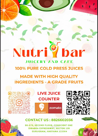 Nutri Bar menu 1