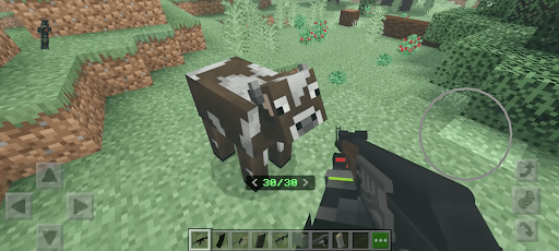 Screenshot Guns mod for Minecraft PE