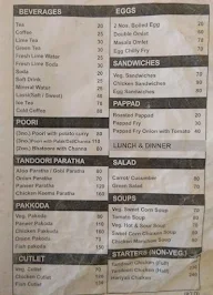 Oberoi Restaurant menu 1