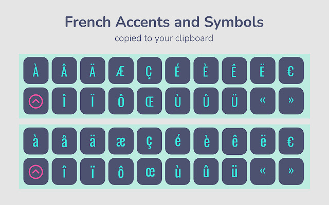 French Accents chrome extension