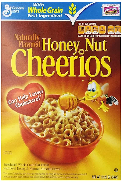 General Mills Cereal - Honey Nut Cheerios - 347 g