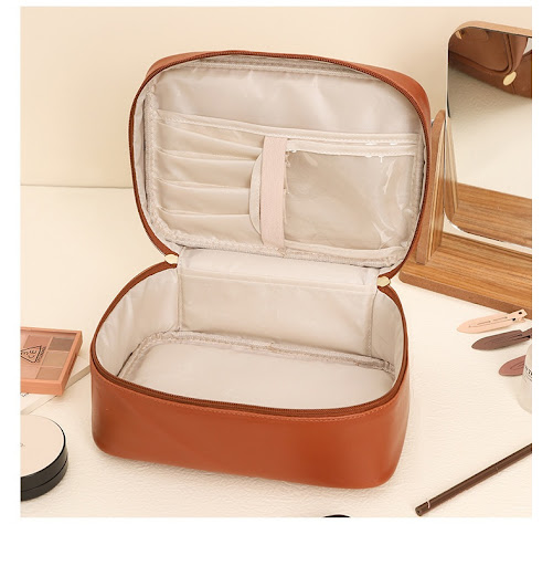 Title 6, Large Capacity PU Waterproof Student Portable T...