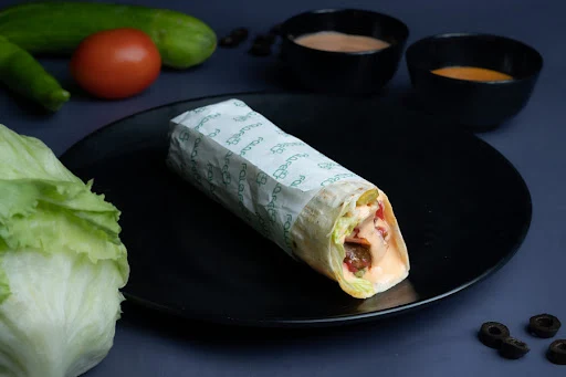 American Cheesy Falafel Wrap