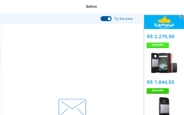 Ad remover for Outlook Beta Preview image 0