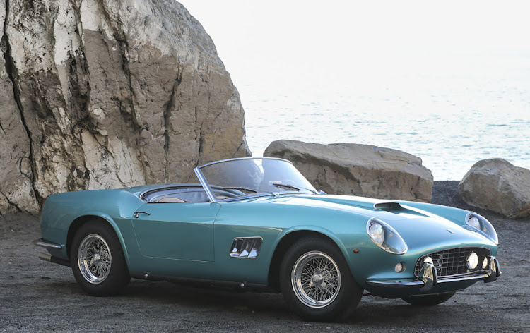 The star of the auction was this limited-production 250 GT SWB California. Picture: SUPPLIED