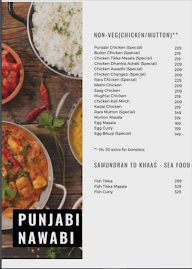 Punjabi Unplugged menu 1