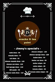 Jimmy & Sweety's Snacks & Tea Point menu 4