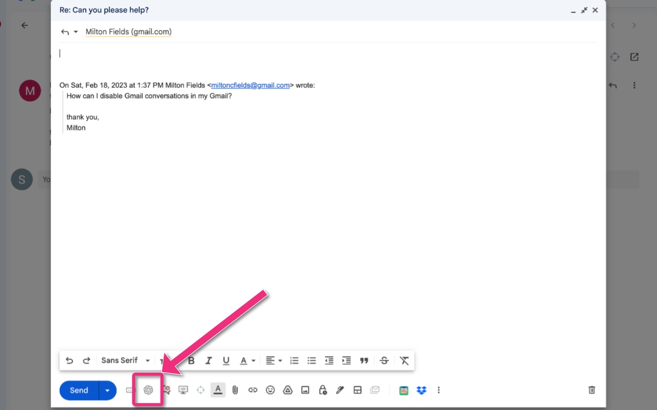 ChatGPT for Gmail by cloudHQ Preview image 3