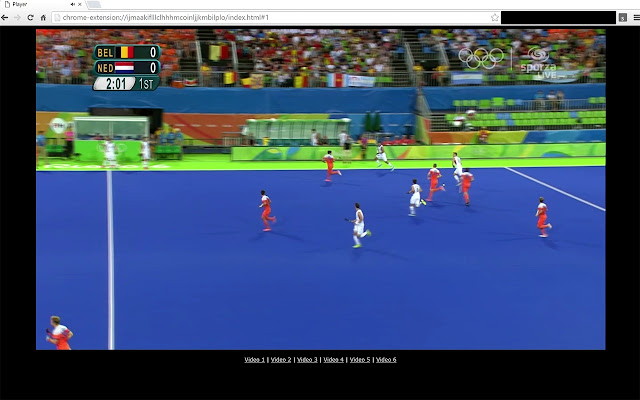 Sporza Rio player Portal