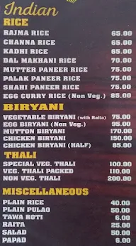 Snack Junction menu 1