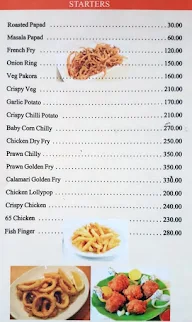 Blue Sea View menu 6