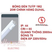 Máng Và Bóng Đen Tuýp Led T8 Duhal 1M2 20W - 0.6M 10W